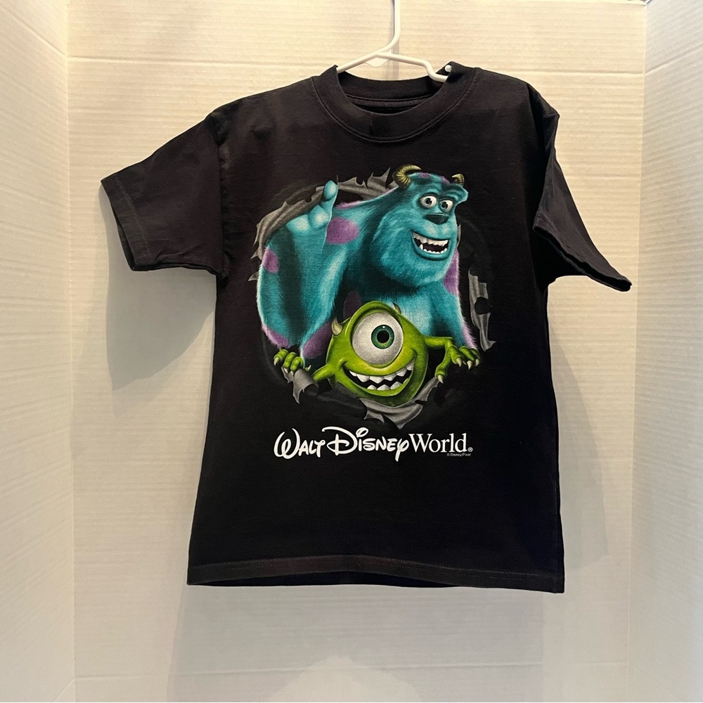 Disney Kids Black Monsters Inc. T-Shirt- Small